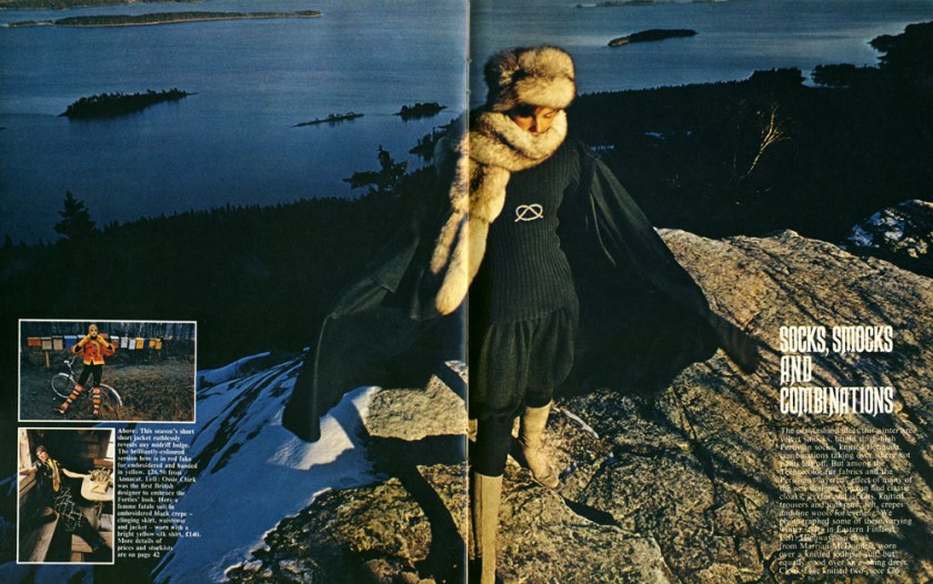 Highwaymancloak from Mariian-McDonnell worn over knitted jodhpur suit