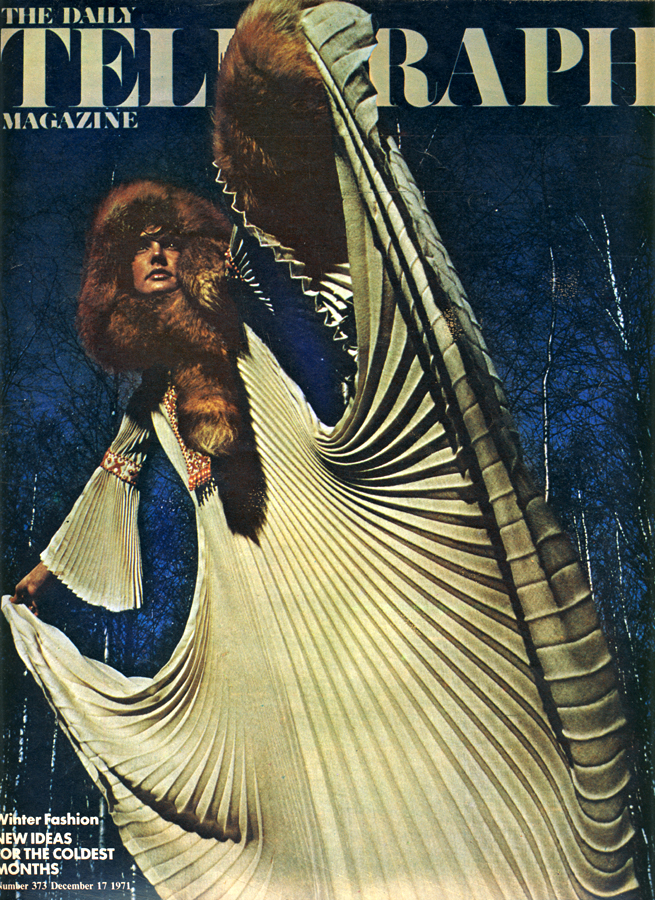 Anna Karenina dress in white alpaca by Bellville Sassoon.