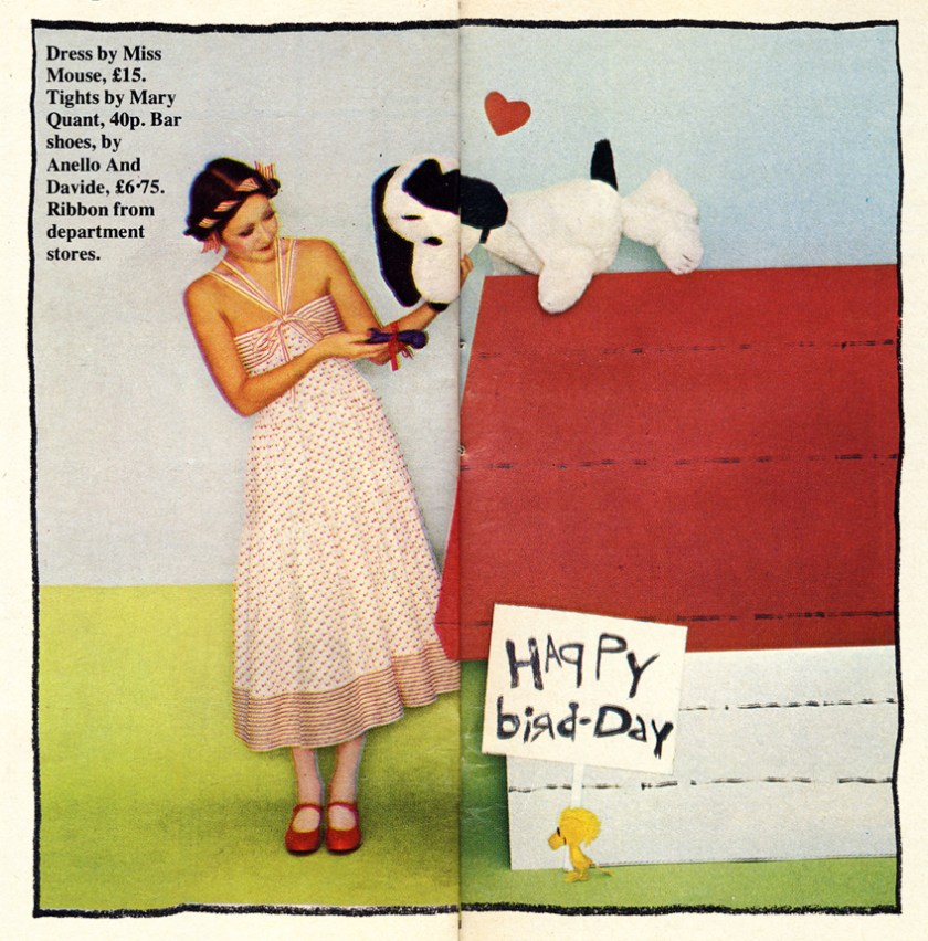 Dress by Miss Mouse. Shoes by Anello and Davide.