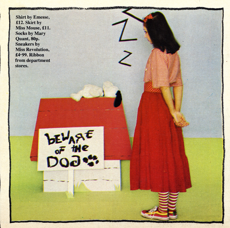 Shirt by Emesse. Skirt by Miss Mouse. Sneakers by Miss Revolution.