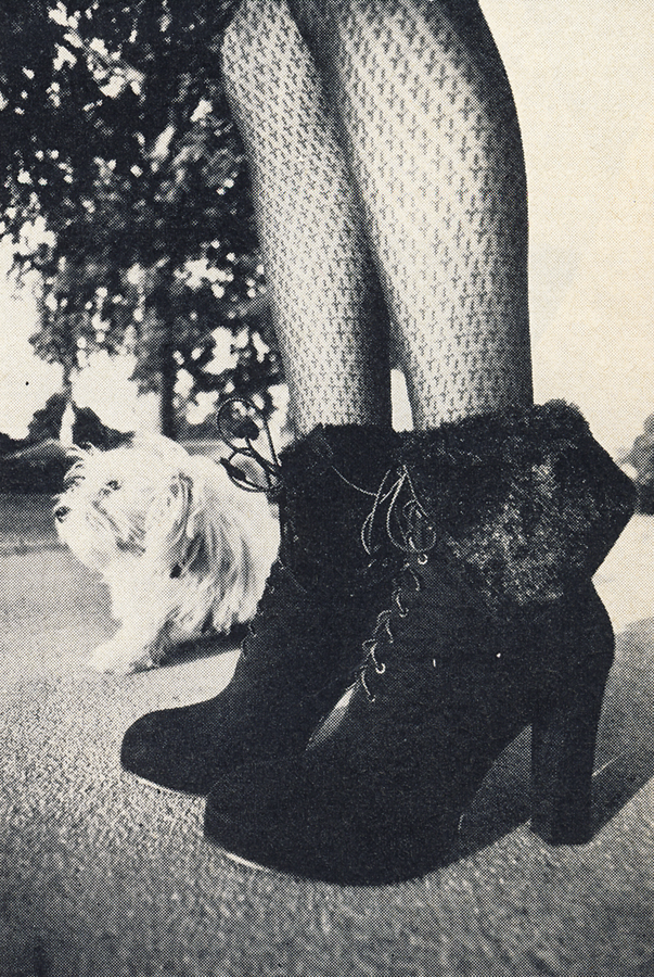 accessories moya bowler boots andreas heumann vogue  sept 73