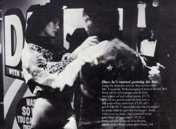 Once he's started growing his hair,