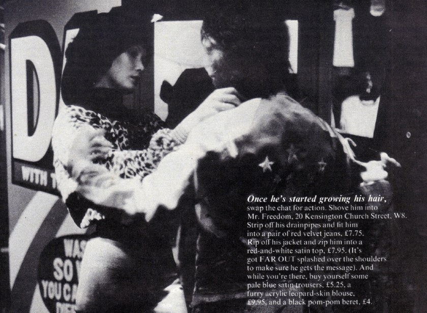 Once he's started growing his hair,