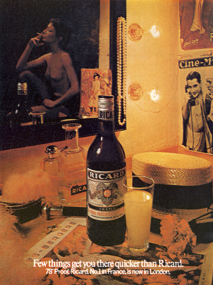 ricard advert vogue october 73
