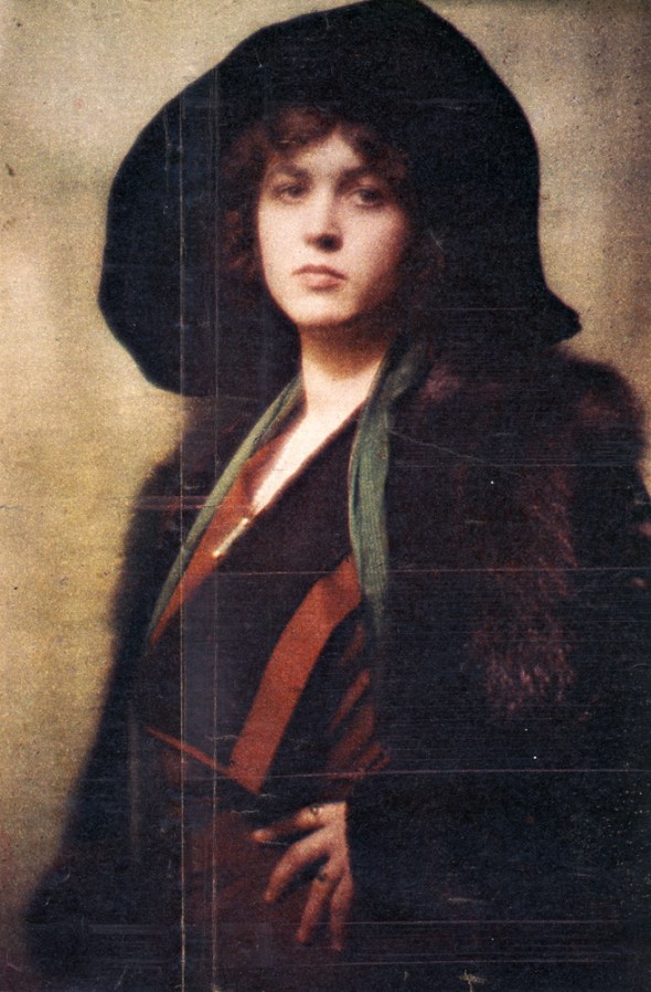 Unidentified Woman by Arnold Genthe 1910 Autochrome