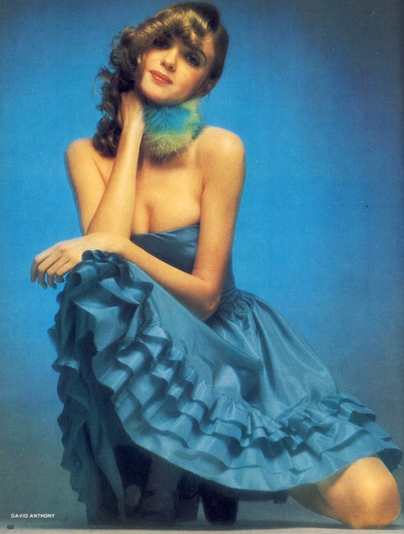 Strapless dress in pure paper silk taffeta should turn every head just with its rustle. By Bob Schulz, £45 from Patsy B Boutique, 6 Upper Grosvenor Street, W1. Lightly boned bodice so you don't rely entirely on willpower!