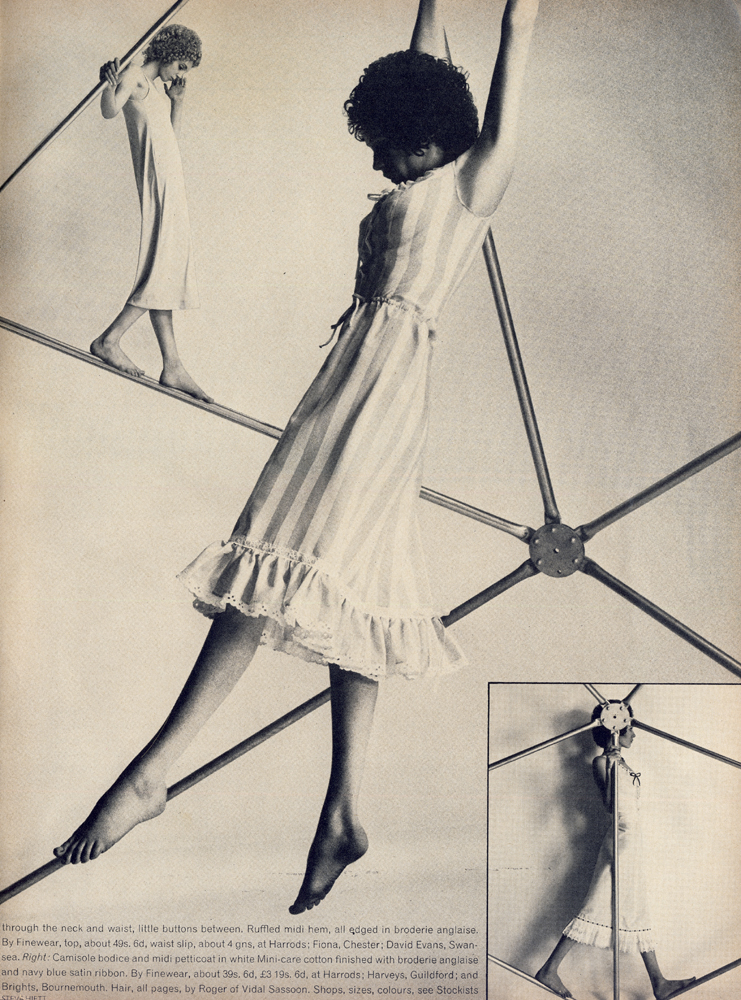 Top: Slip by Foale and Tuffin. Centre: Slip by Finewear. Bottom: Bodice and petticoat by Finewear.