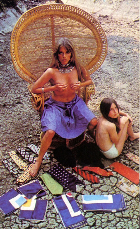 Men in Vogue Edina Ronay Autumn Winter 1970 c