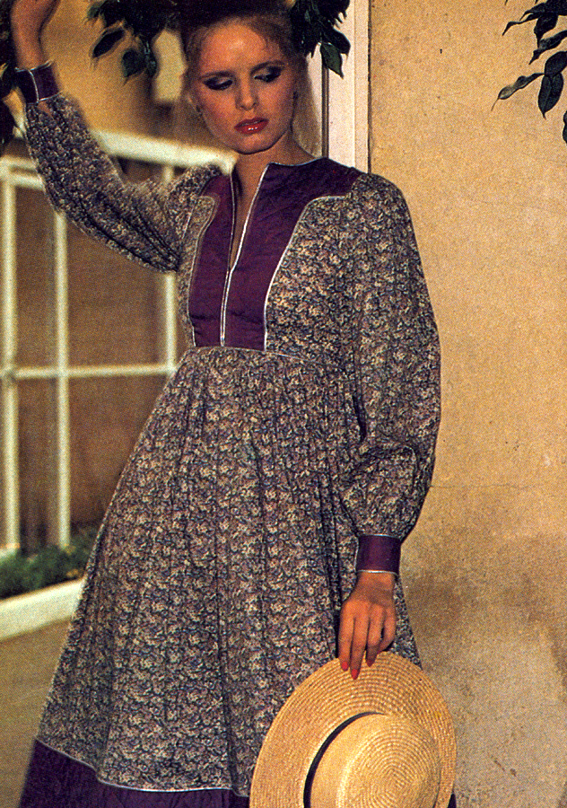 Liberty print dress by Juliet Dunn.