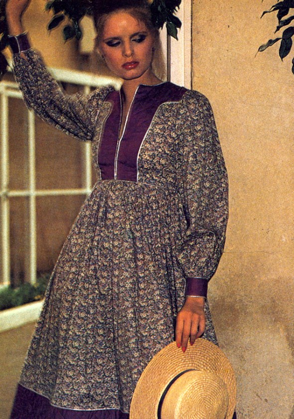 Liberty print dress by Juliet Dunn.