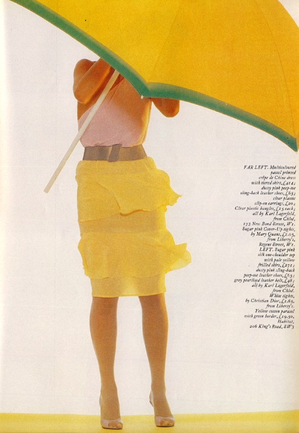 THE IMPOSSIBLE DREAM DRESS Karl Lagerfeld Photographed by Claus Wickrath. Harpers and Queen June 1980