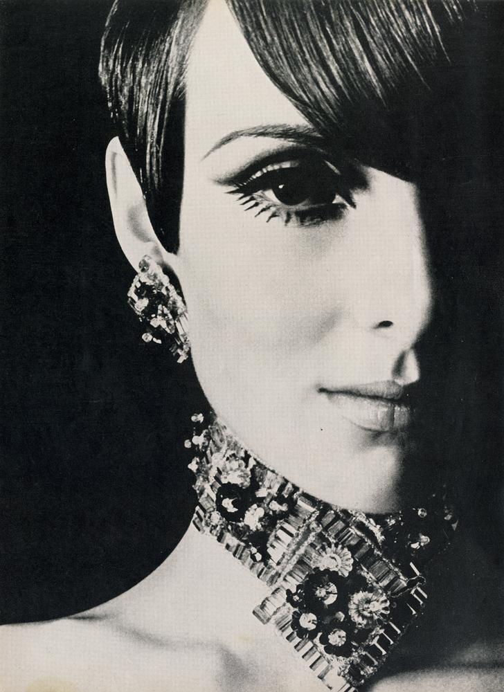 Choker and earclips by Coppola & Toppo. Available from Liberty.