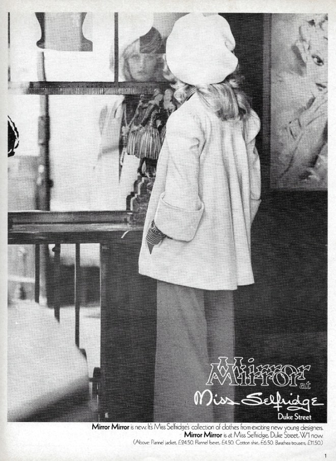 miss selfridge advert october 72