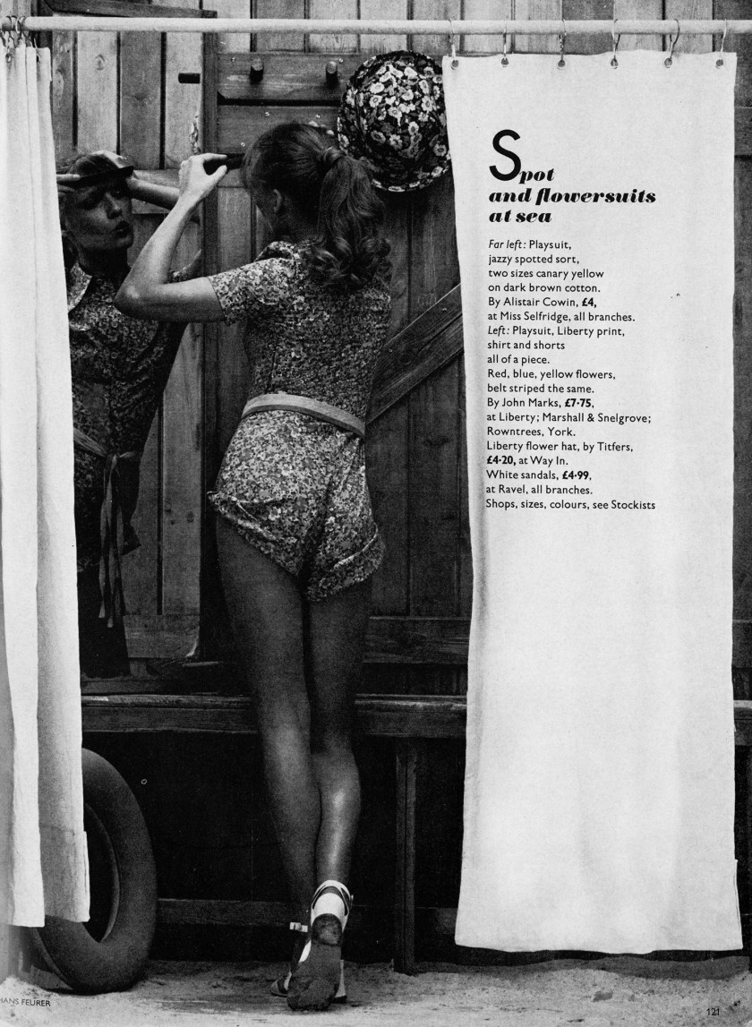 Playsuits all at see - Hans Feurer - Vogue - May 71 - d