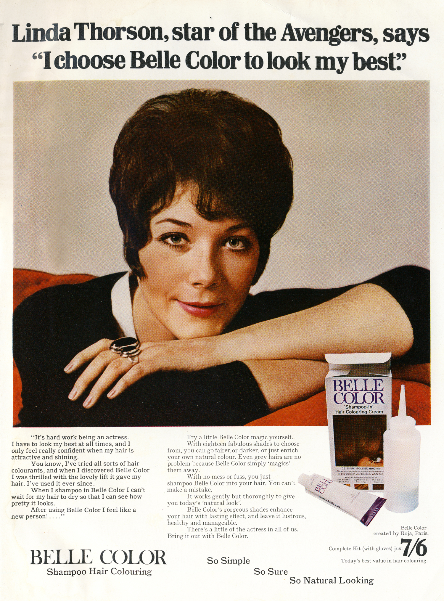 linda thorson belle colour